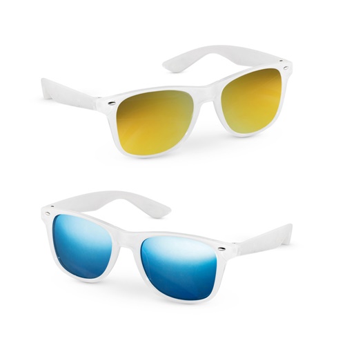 Lunettes de soleil en PC avec monture translucide