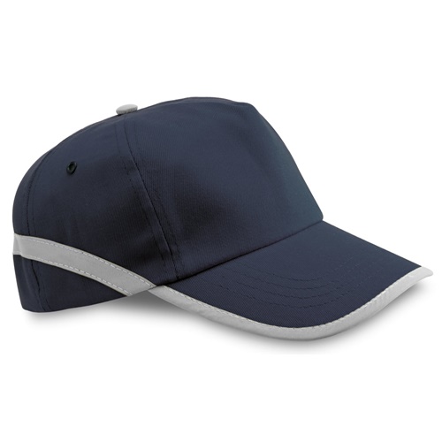 Casquette en polyester avec éléments réfléchissants