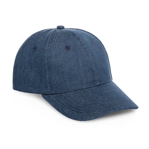 Casquette en denim, coton et polyester (300 g/m²)