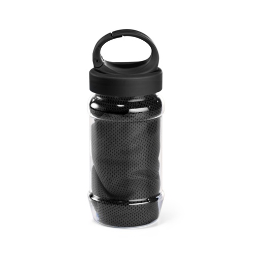 ARTX PLUS. Ensemble de bouteille en PP et PET et serviette de sport en polyamide et polyester
