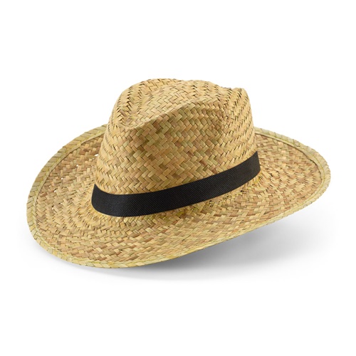 JEAN POLI. Chapeau de paille naturel