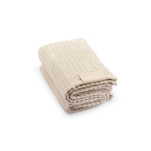 Couverture en polyester recyclé (100% rPET) avec détail cousu pour la personnalisation