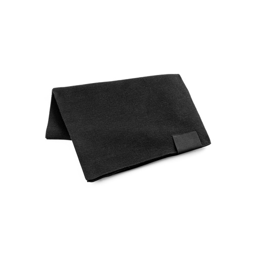 Écharpe en polyester recyclé (100% rPET) avec détail cousu pour la personnalisation