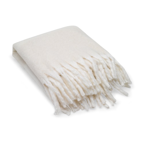 Couverture en polyester recyclé (100% rPET) (300 g/m²), au toucher mohair