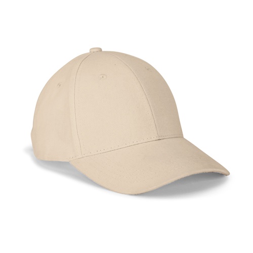 Casquette 100 % coton (260 g/m²) à 6 panneaux